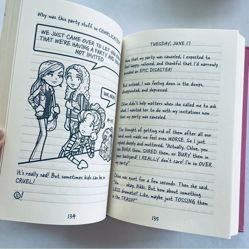 Lot of 4 Girls' Books: Dork Diaries by Rachel Renee Russell